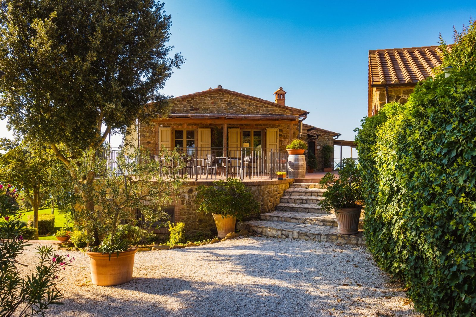 Agriculture,Farm,In,Tuscany,Near,The,Town,Of,Scansano,During